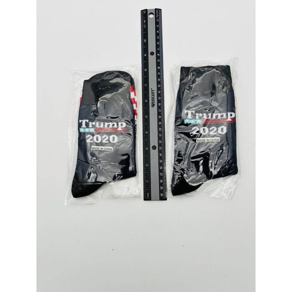 2 - UNISEX "TRUMP 2020" SOCKS ONE SIZE REPUBLICAN/PRESIDENT RED, WHITE AND BLUE - Picture 7 of 8